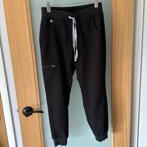 Figs black scrub bottoms zamora jogger size small